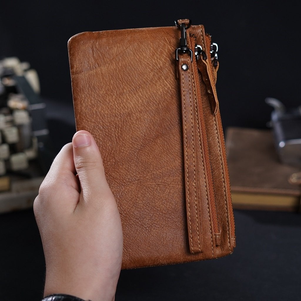 กระเป๋าสตางค์หนังแท้