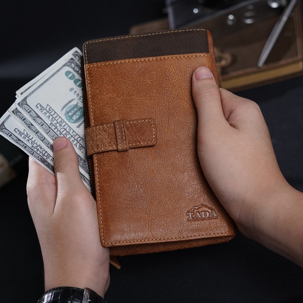 กระเป๋าสตางค์หนังแท้