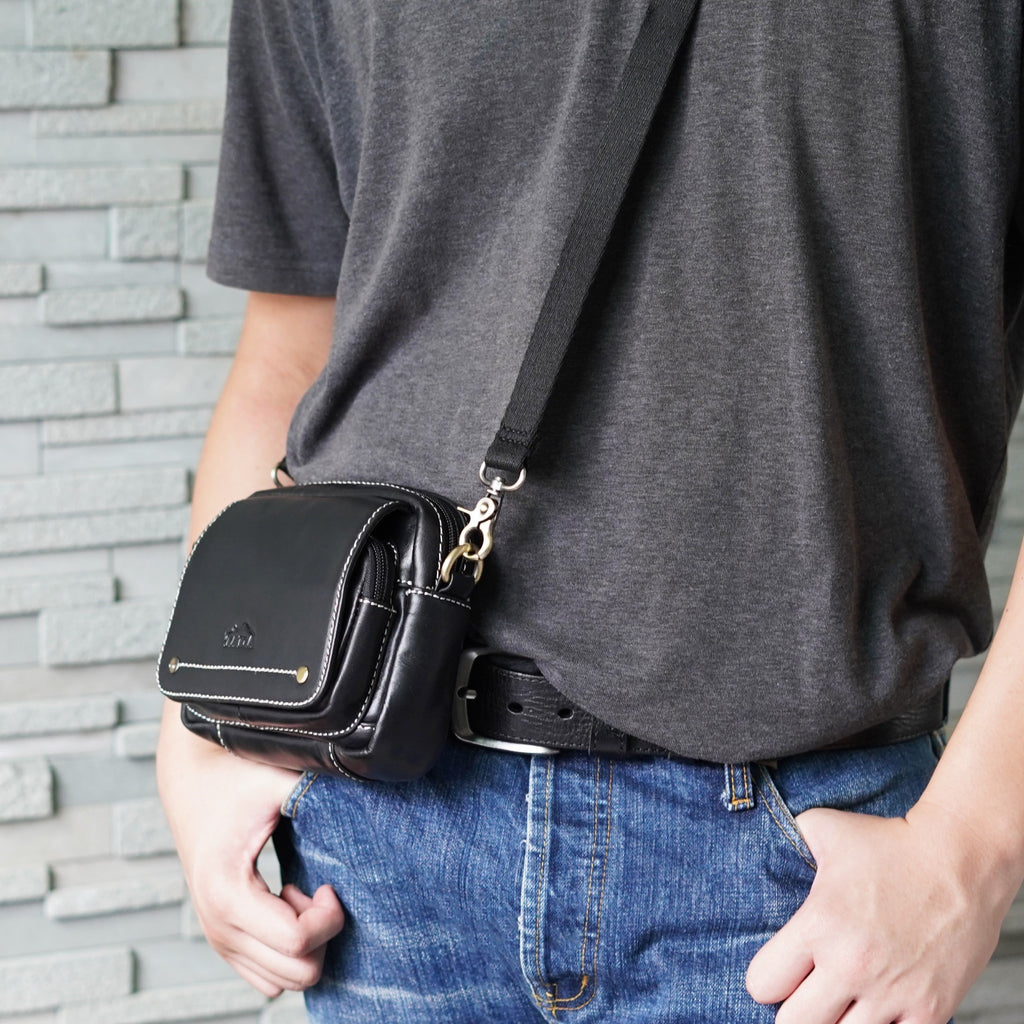 กระเป๋าสะพายข้างหนังแท้ รุ่น B-BK-1263-2