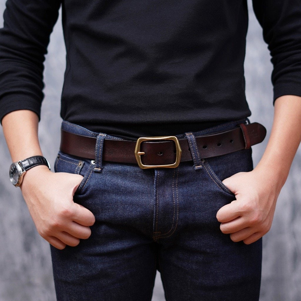 เข็มขัดหนังแท้