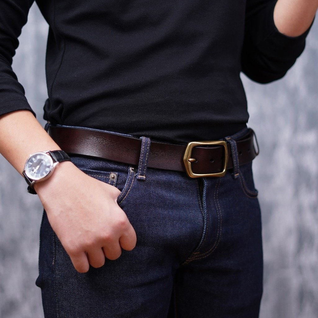 เข็มขัดหนังแท้