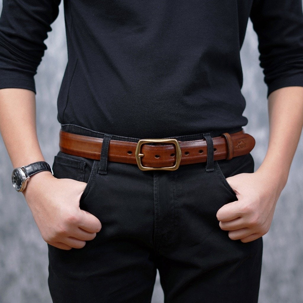 เข็มขัดหนังแท้