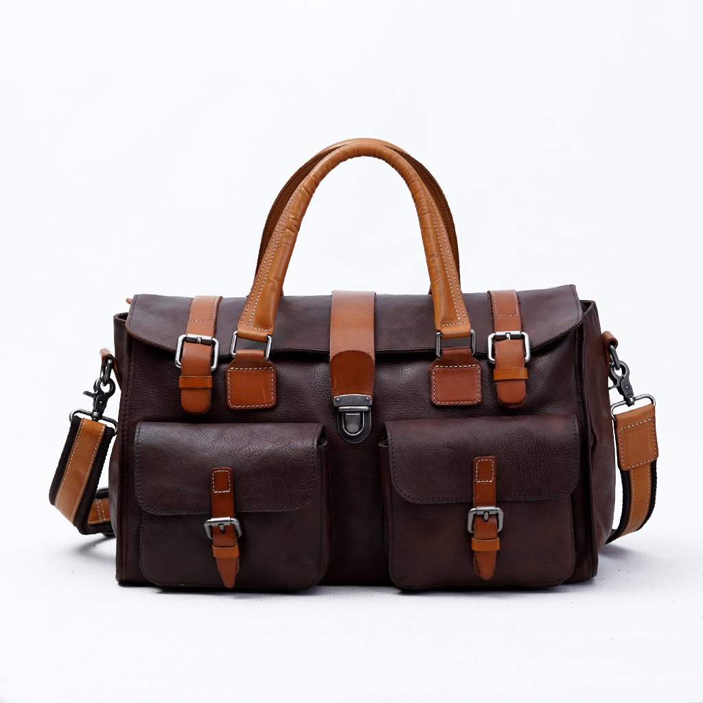 กระเป๋าเดินทางหนังแท้