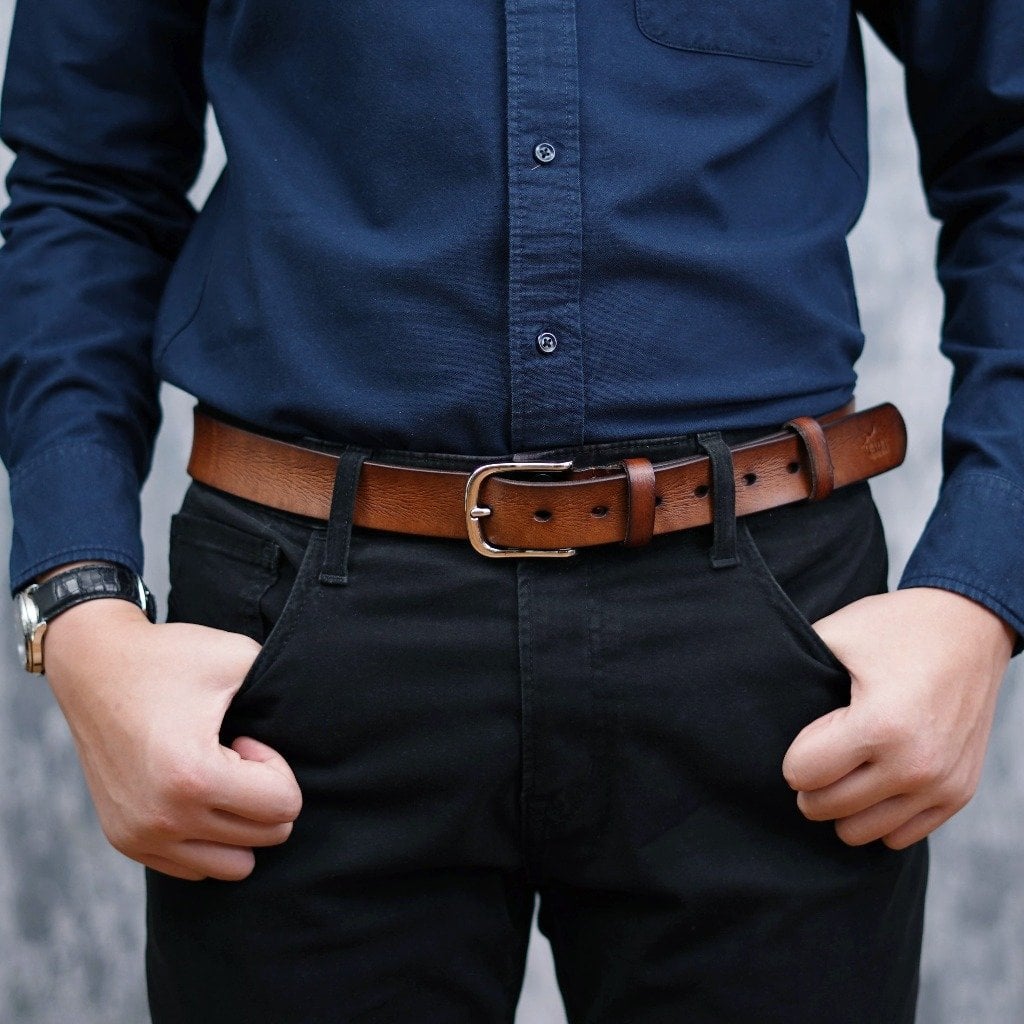 เข็มขัดหนังแท้