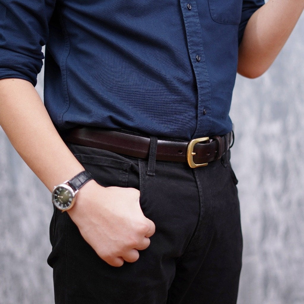 เข็มขัดหนังแท้