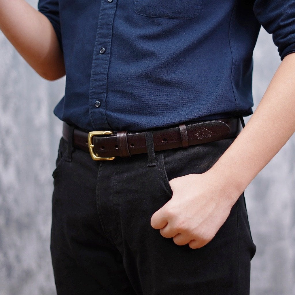 เข็มขัดหนังแท้