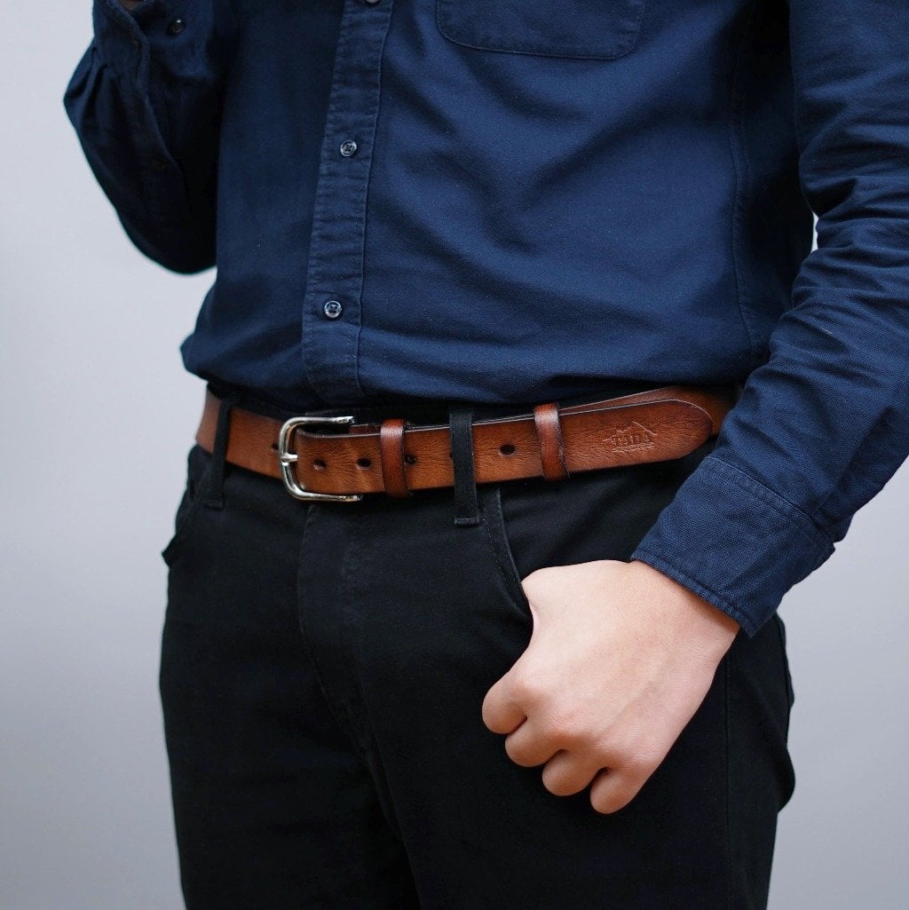 เข็มขัดหนังแท้