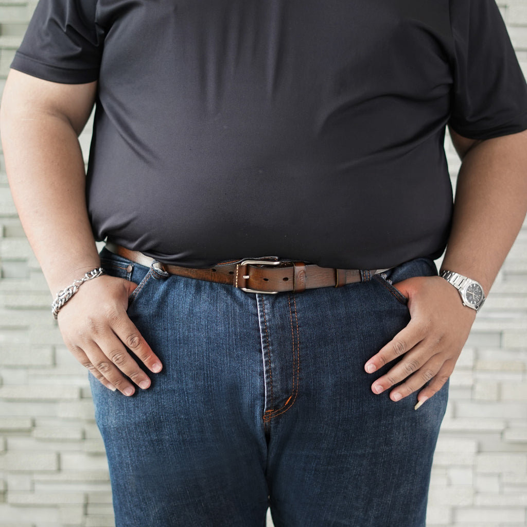 เข็มขัดหนังแท้ สำหรับผู้ชายตัวใหญ่ รุ่น BE-LBR-706L