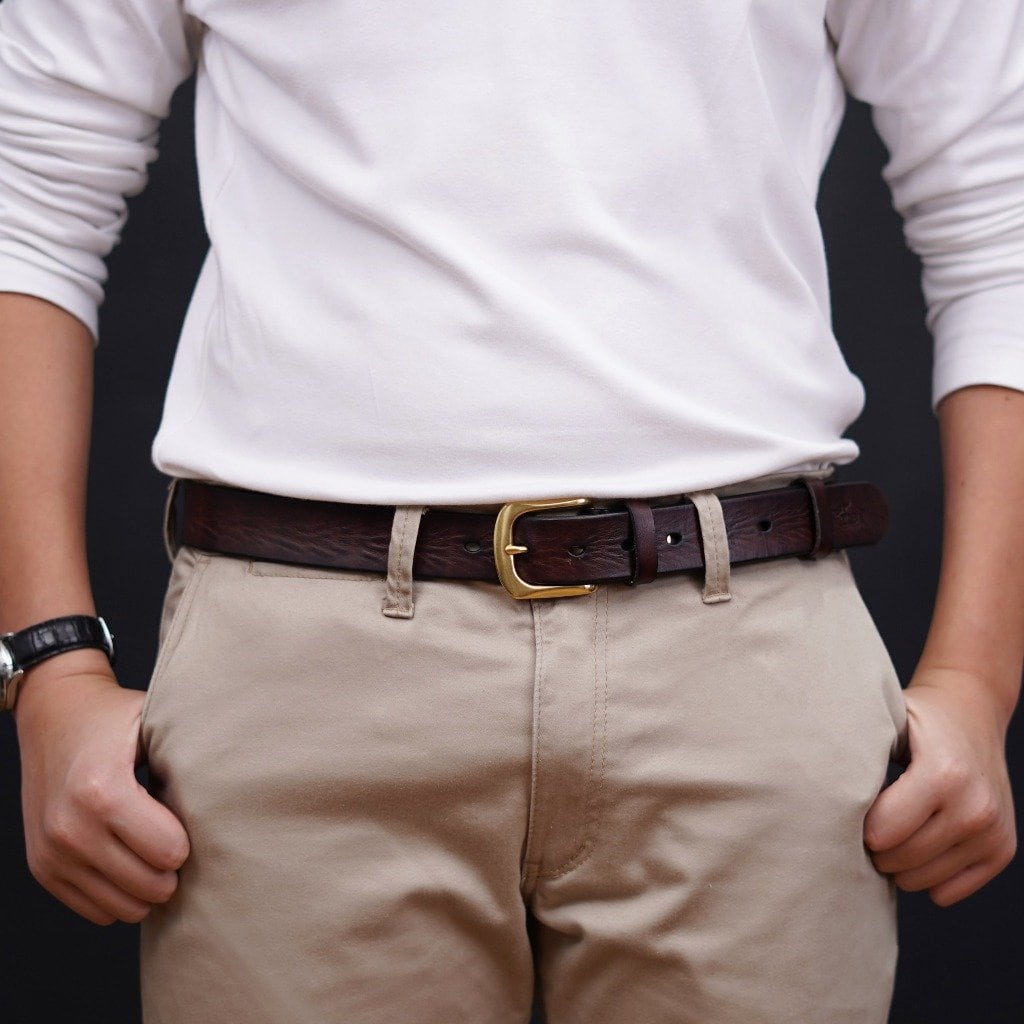 เข็มขัดหนังแท้