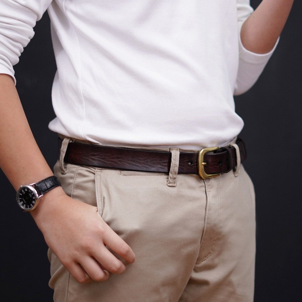 เข็มขัดหนังแท้