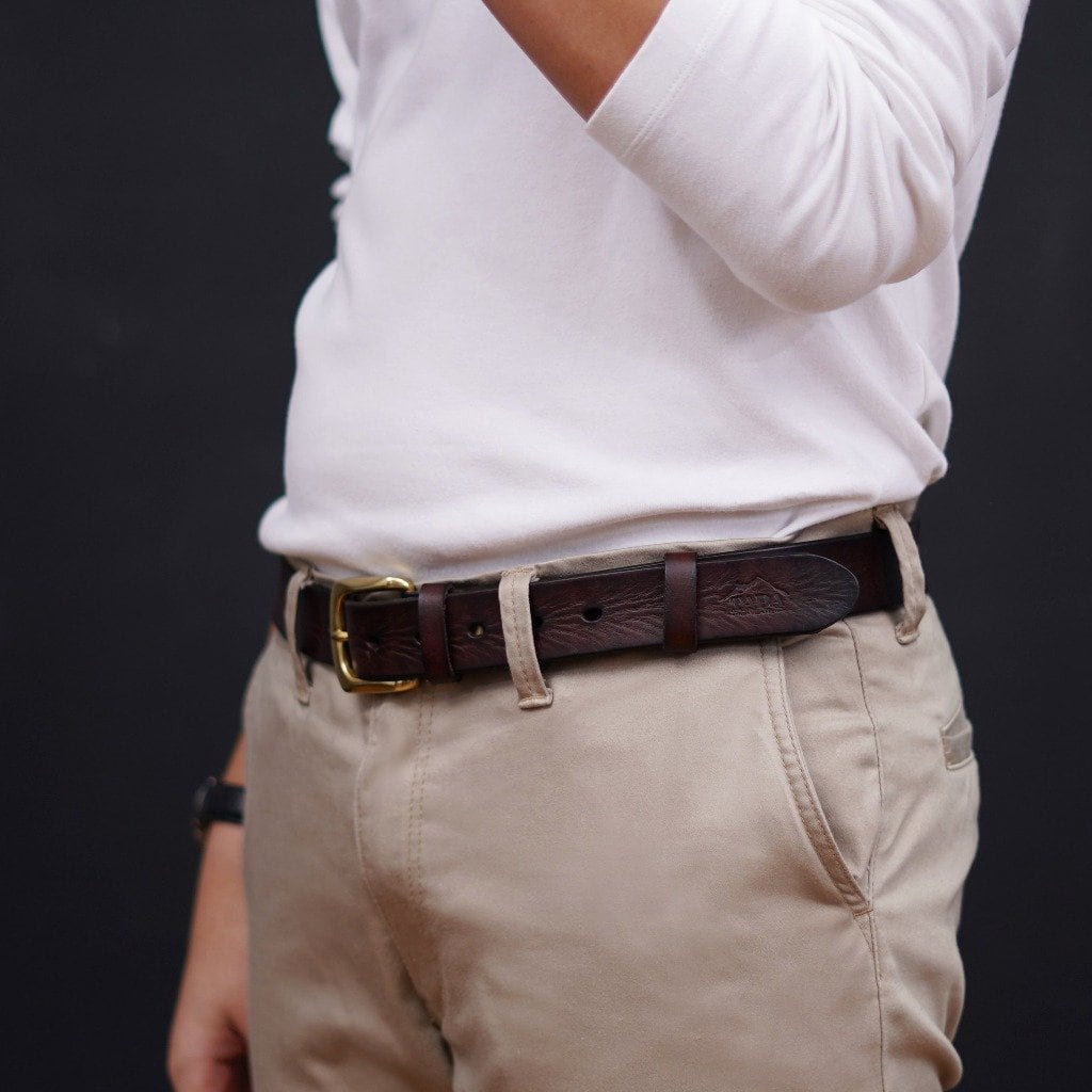 เข็มขัดหนังแท้