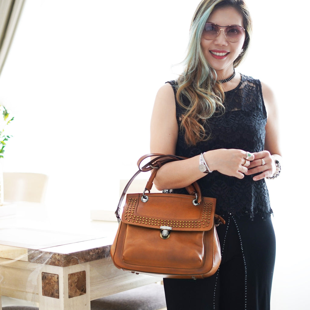 กระเป๋าหนังสะพายข้างผู้หญิง/กระเป๋าหนังแท้ผู้หญิง รุ่น Athena สินค้าขายดีสวยคลาสสิคเกินราคา