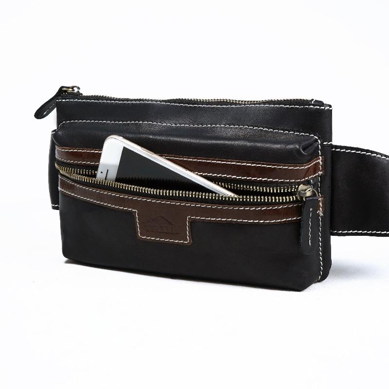 กระเป๋าหนังคาดเอวผู้ชาย