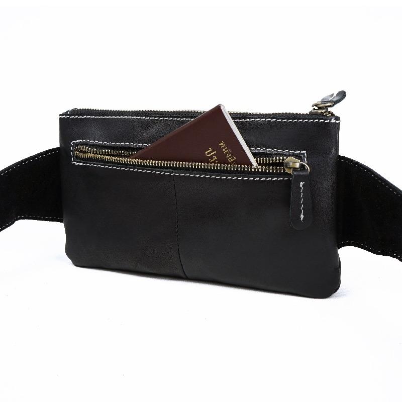 กระเป๋าหนังคาดเอวผู้ชาย