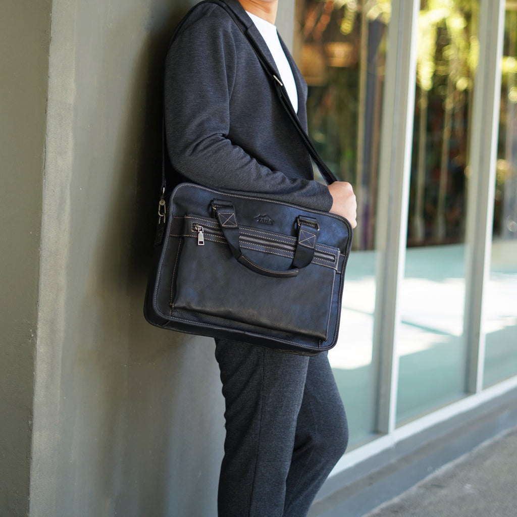 กระเป๋าโน๊ตบุ๊คหนัง/กระเป๋าเอกสารหนัง รุ่น Hamilton สินค้าขายดี