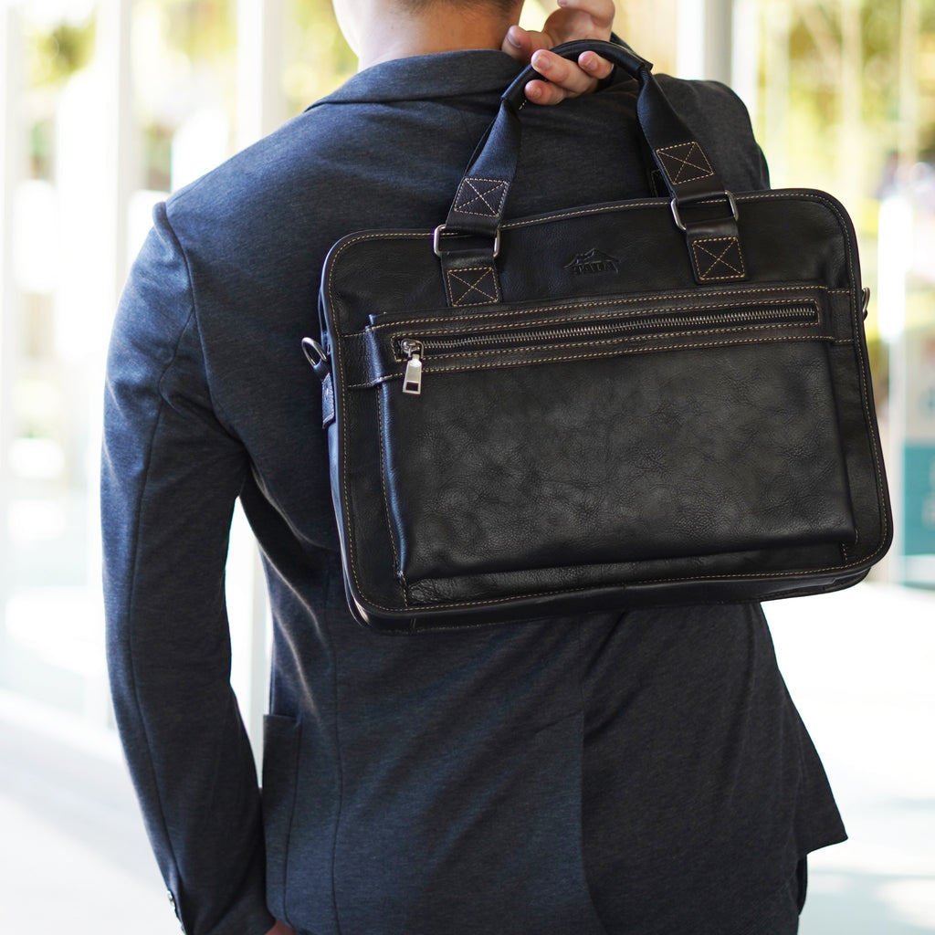 กระเป๋าโน๊ตบุ๊คหนัง/กระเป๋าเอกสารหนัง รุ่น Hamilton สินค้าขายดี