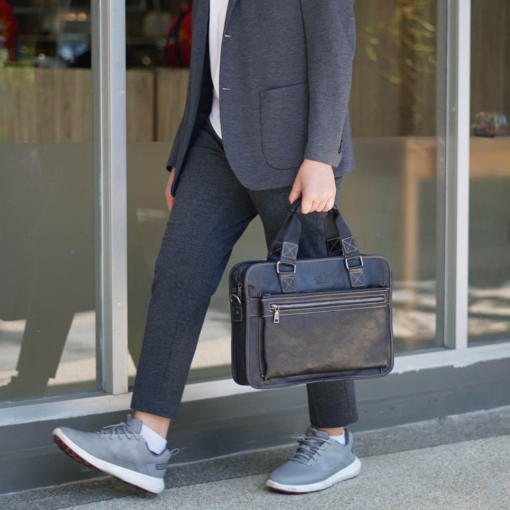 กระเป๋าโน๊ตบุ๊คหนัง/กระเป๋าเอกสารหนัง รุ่น Hamilton สินค้าขายดี