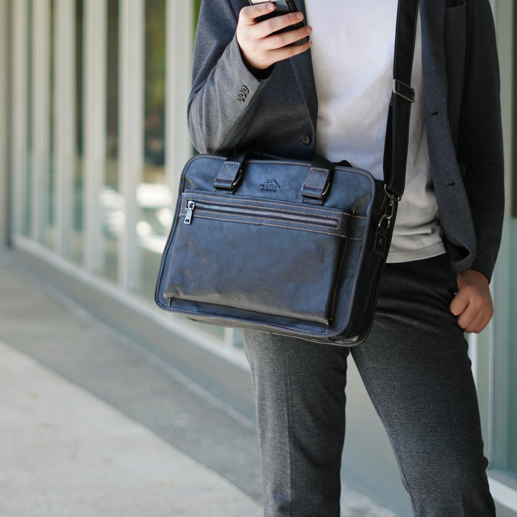 กระเป๋าโน๊ตบุ๊คหนัง/กระเป๋าเอกสารหนัง รุ่น Hamilton สินค้าขายดี