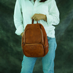 กระเป๋าเป้หนังแท้ ผู้หญิง รุ่น Monroe สินค้าใหม่ขายดี