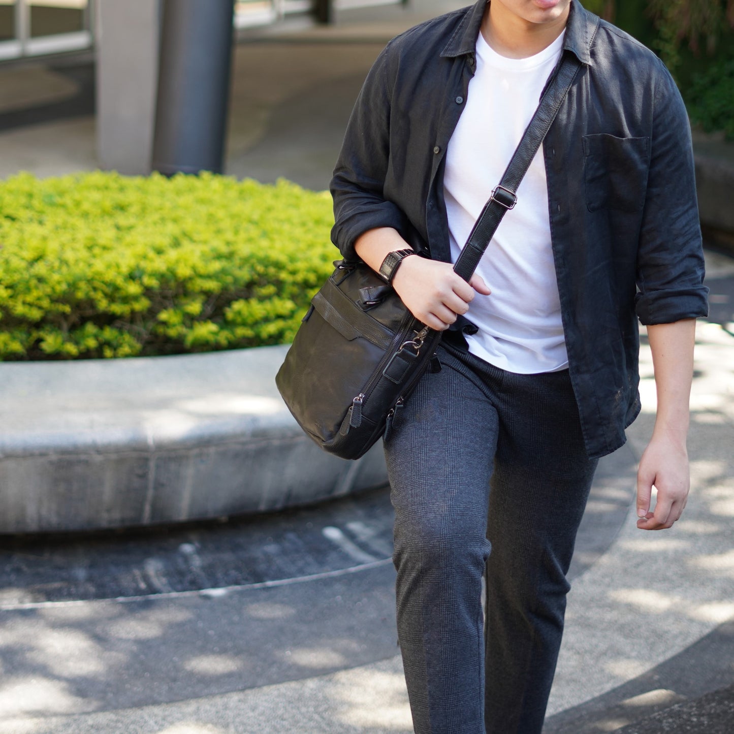 กระเป๋าโน๊ตบุ๊คหนัง-กระเป๋าเอกสารหนัง รุ่น B-BK-3528