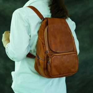 กระเป๋าเป้หนังแท้ ผู้หญิง รุ่น Monroe สินค้าใหม่ขายดี
