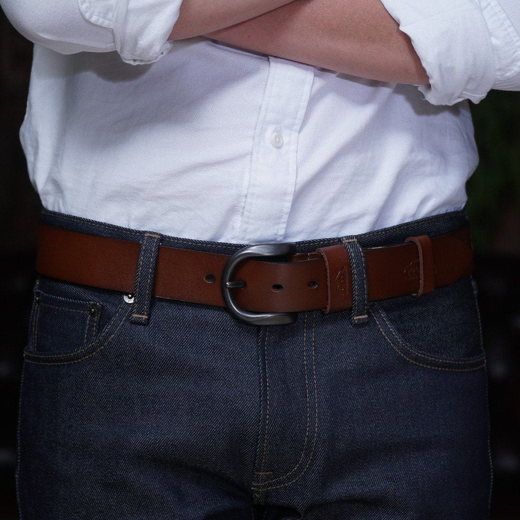 เข็มขัดหนังแท้