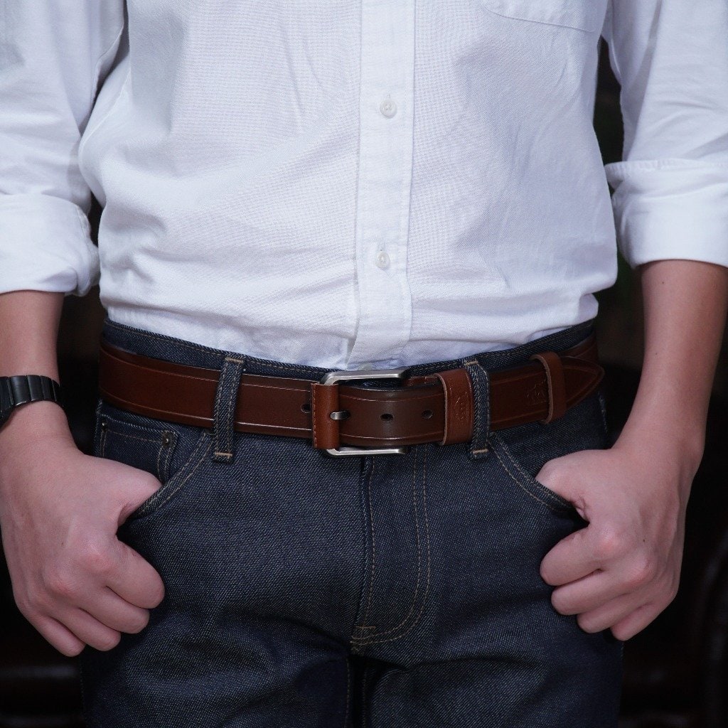 เข็มขัดหนังแท้