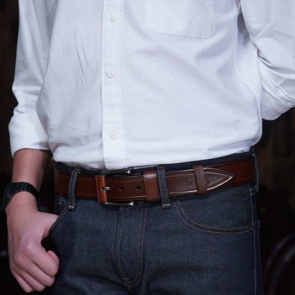 เข็มขัดหนังแท้