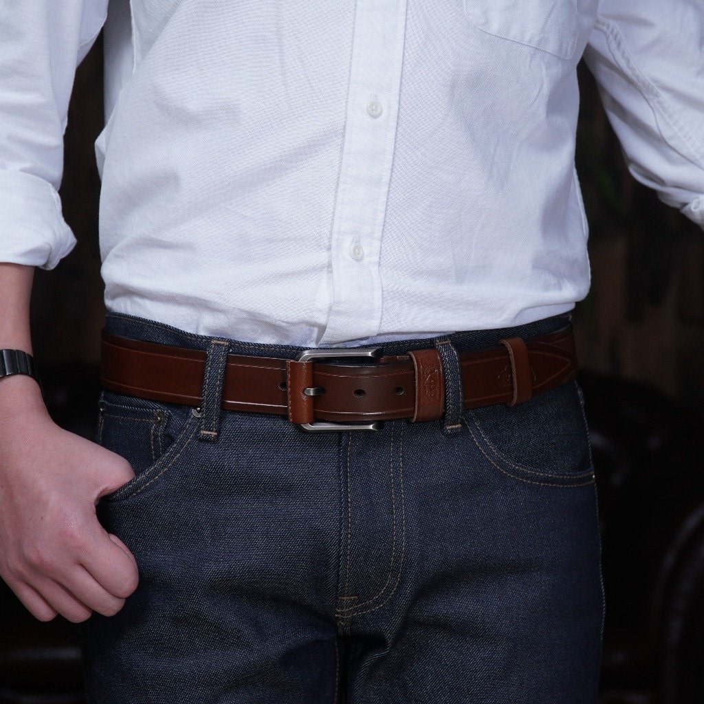 เข็มขัดหนังแท้