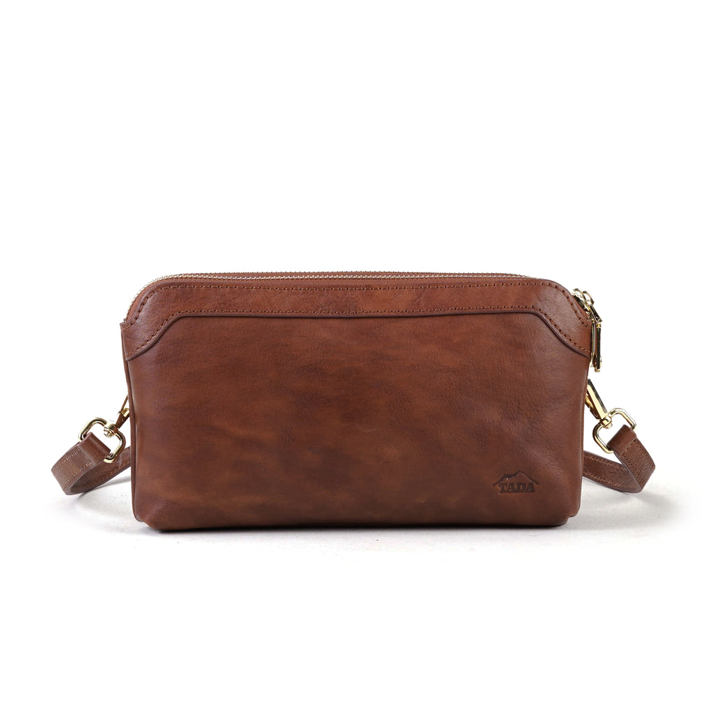 กระเป๋าหนังสะพายข้างผู้หญิง/กระเป๋าหนังแท้ผู้หญิง รุ่น Sarah สินค้าขายดีรุ่นยอดนิยม