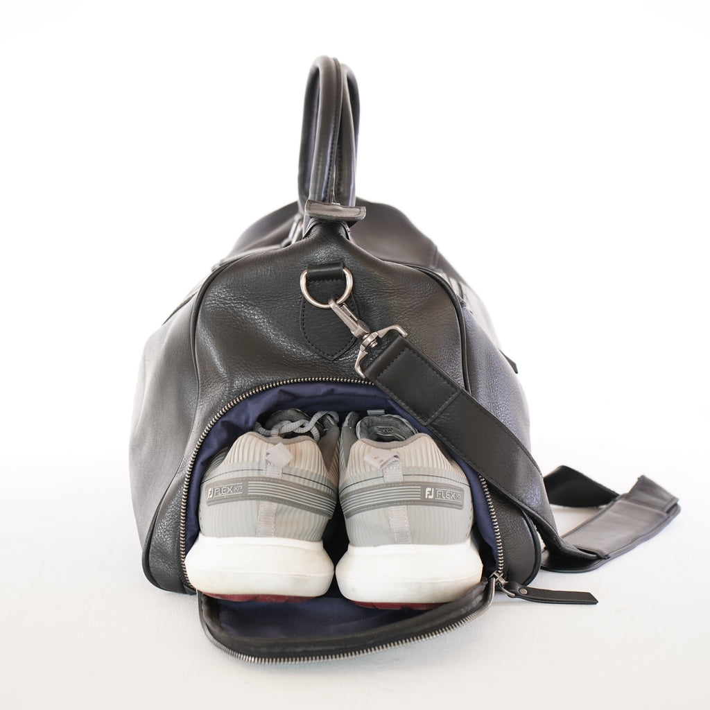 กระเป๋าหนังผู้ชาย /กระเป๋าหนังเดินทางผู้ชายสีดำ รุ่น B-BK-8919