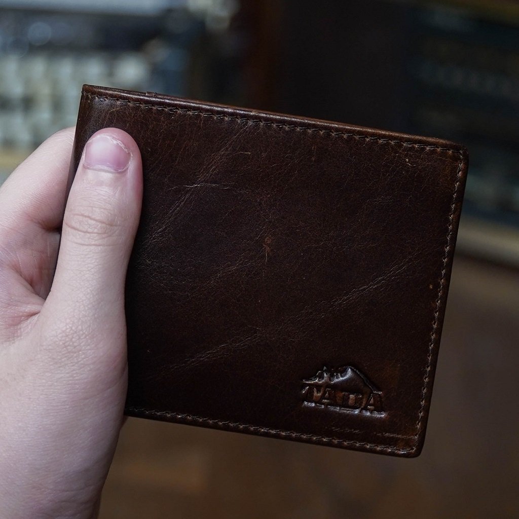 กระเป๋าสตางค์หนังแท้