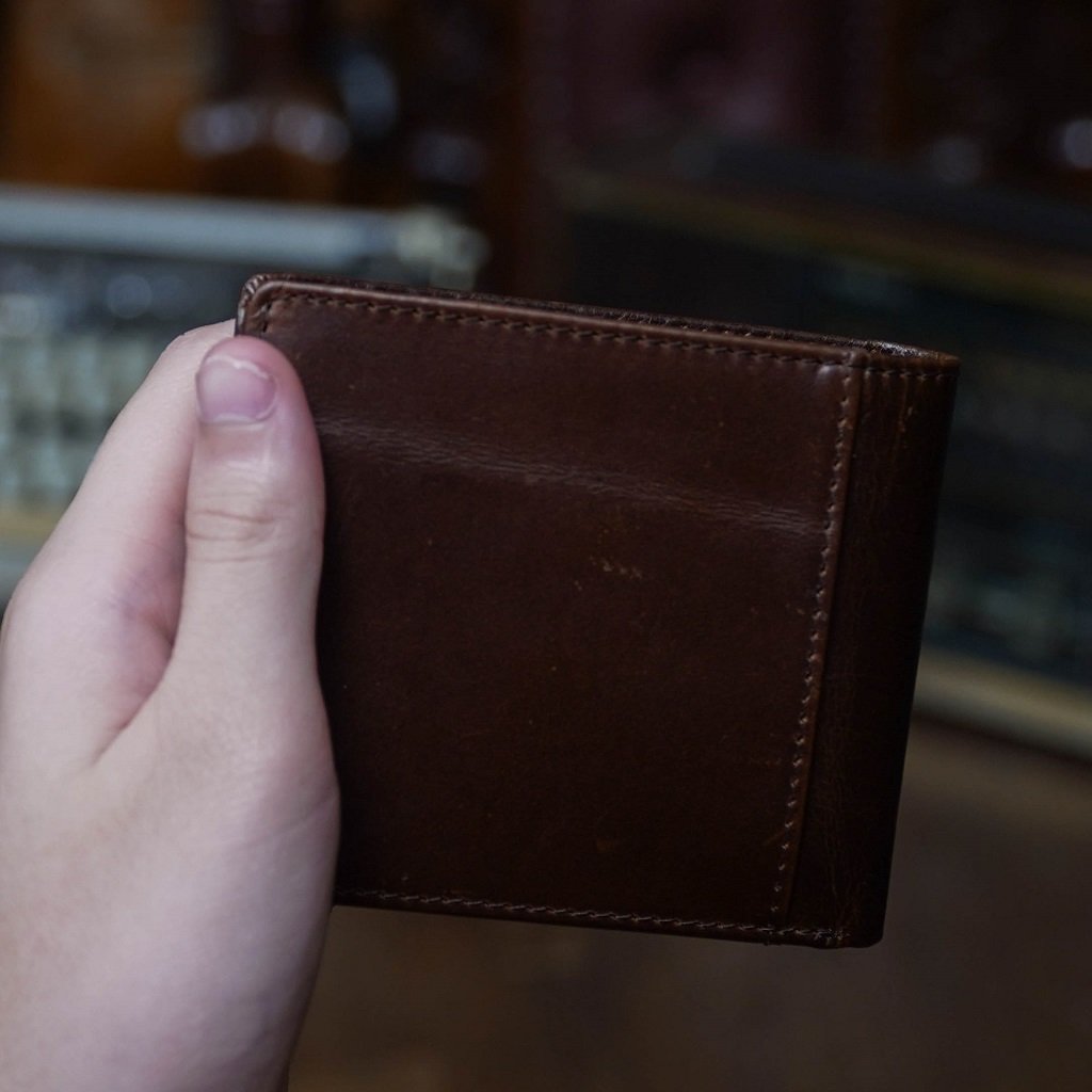 กระเป๋าสตางค์หนังแท้