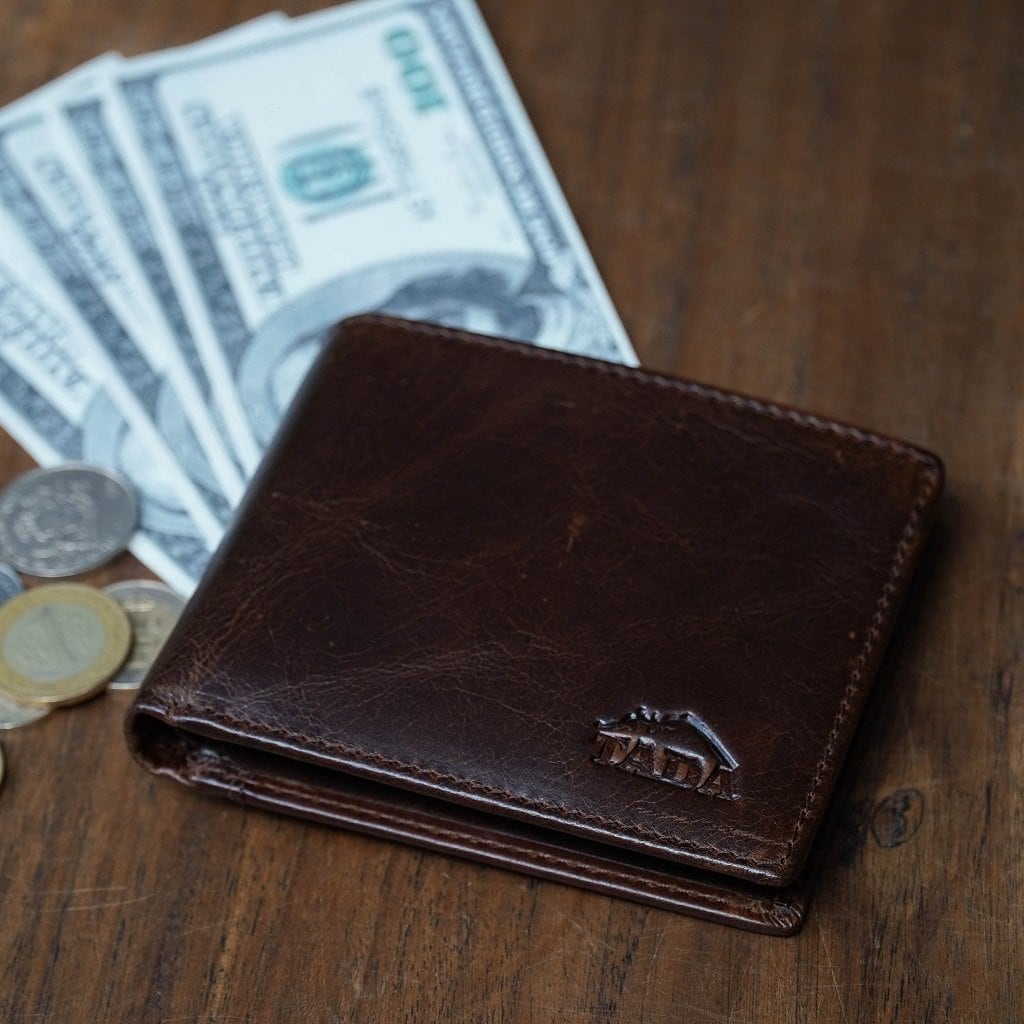 กระเป๋าสตางค์หนังแท้