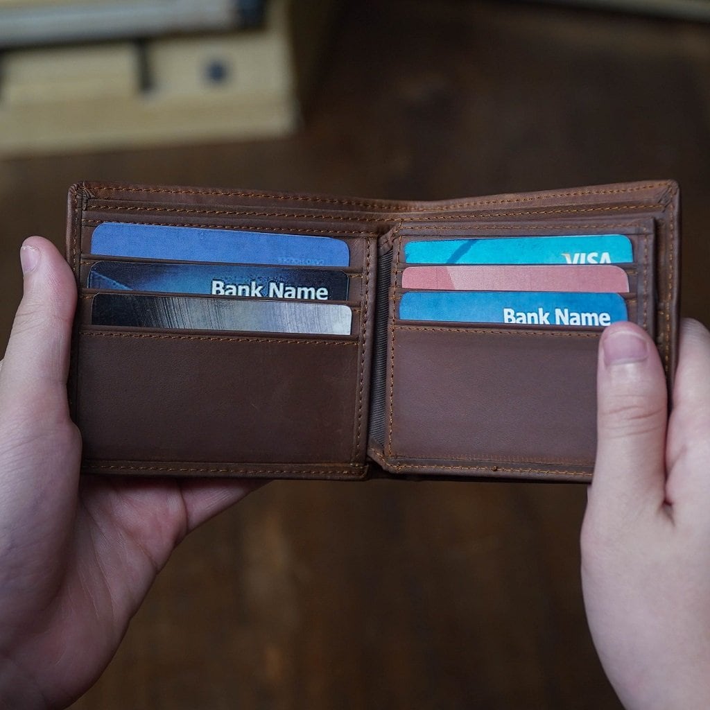 กระเป๋าสตางค์หนังแท้