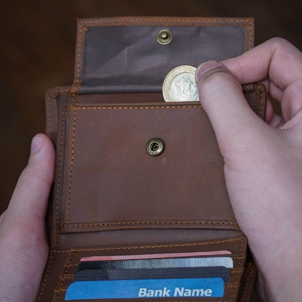 กระเป๋าสตางค์หนังแท้