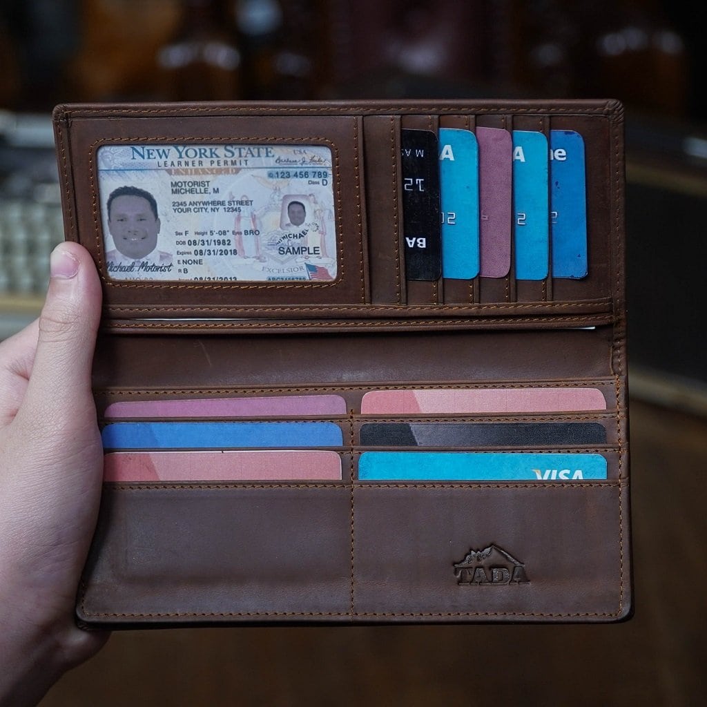 กระเป๋าสตางค์หนังแท้