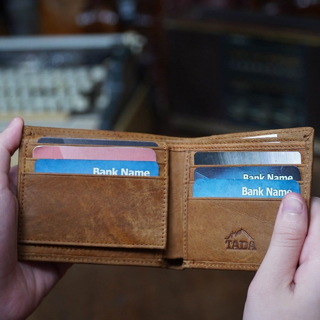 กระเป๋าสตางค์หนังแท้