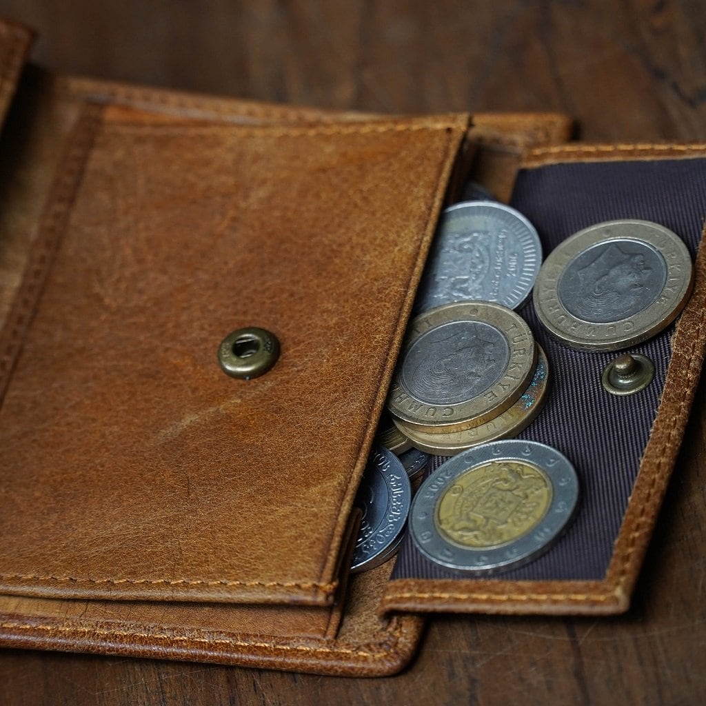 กระเป๋าสตางค์หนังแท้