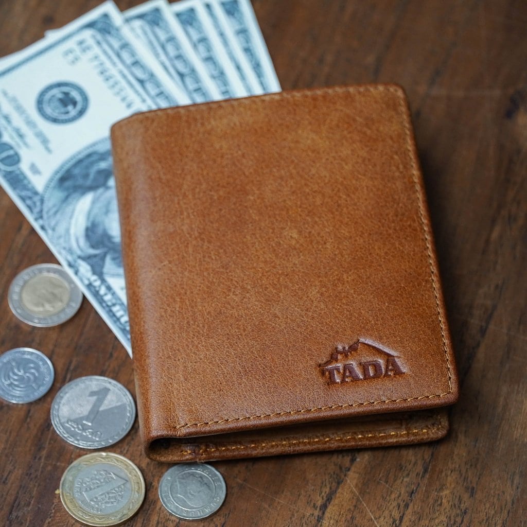 กระเป๋าสตางค์หนังแท้