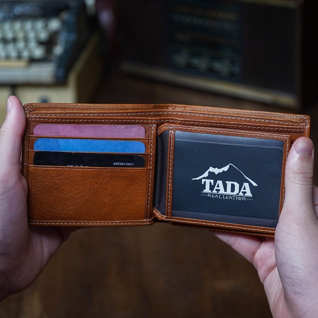 กระเป๋าสตางค์หนังแท้