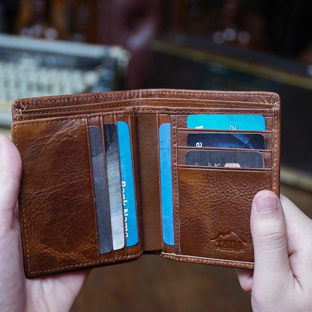 กระเป๋าสตางค์หนังแท้