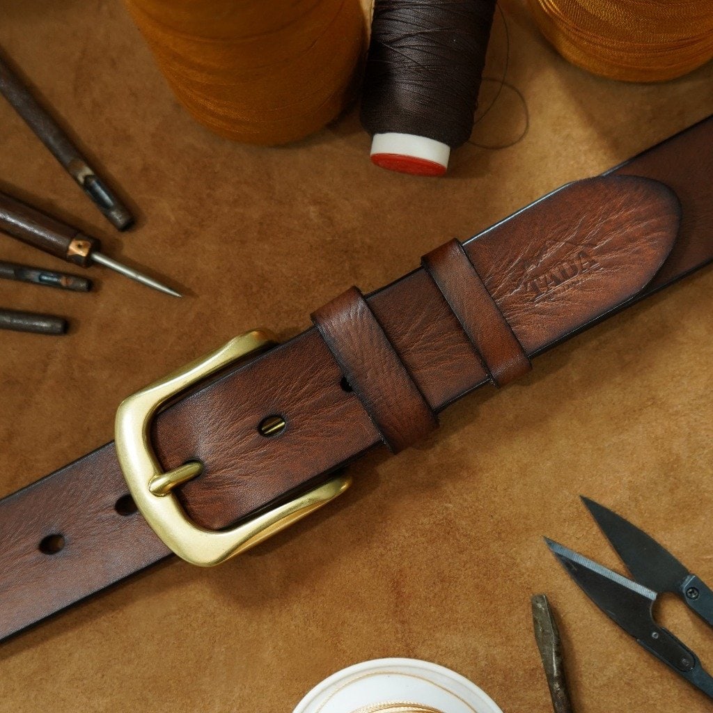 เข็มขัดหนังแท้