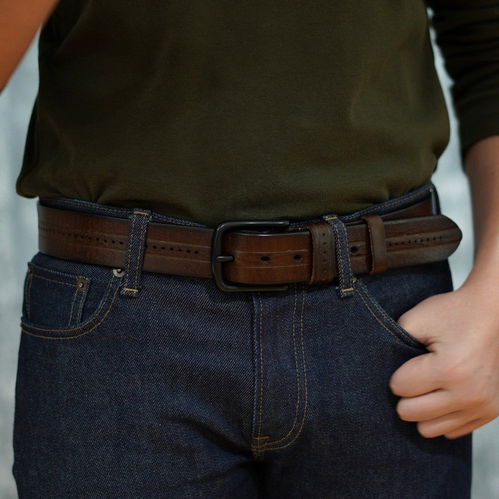 เข็มขัดหนังแท้