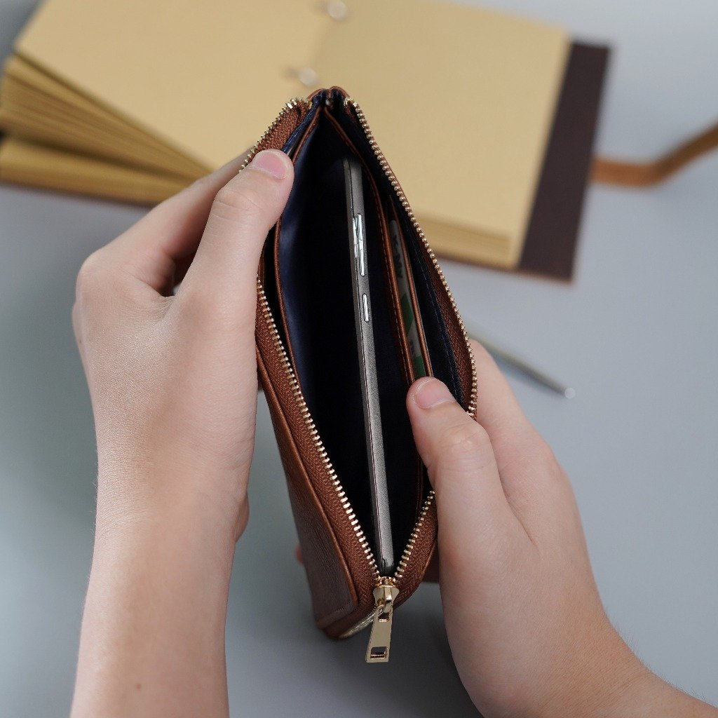 กระเป๋าสตางค์หนังแท้