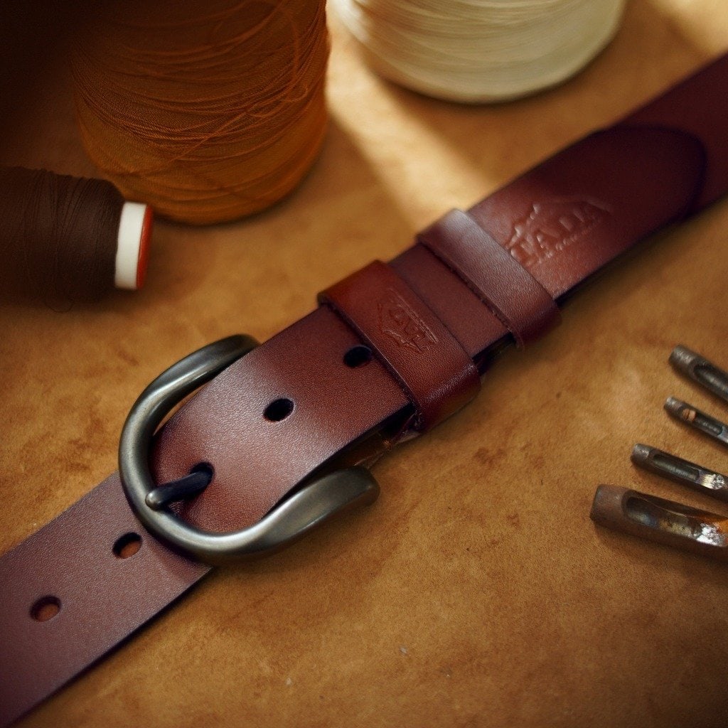 เข็มขัดหนังแท้