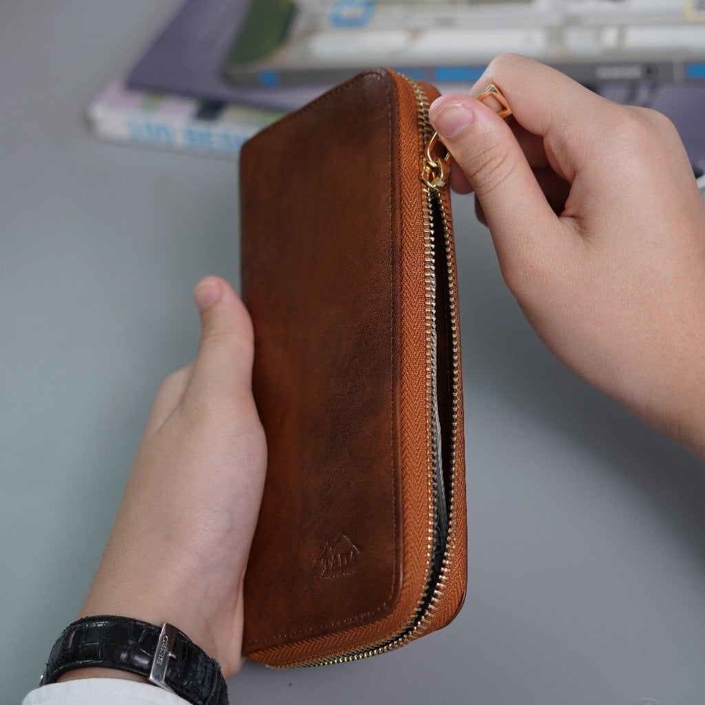 กระเป๋าสตางค์หนังแท้