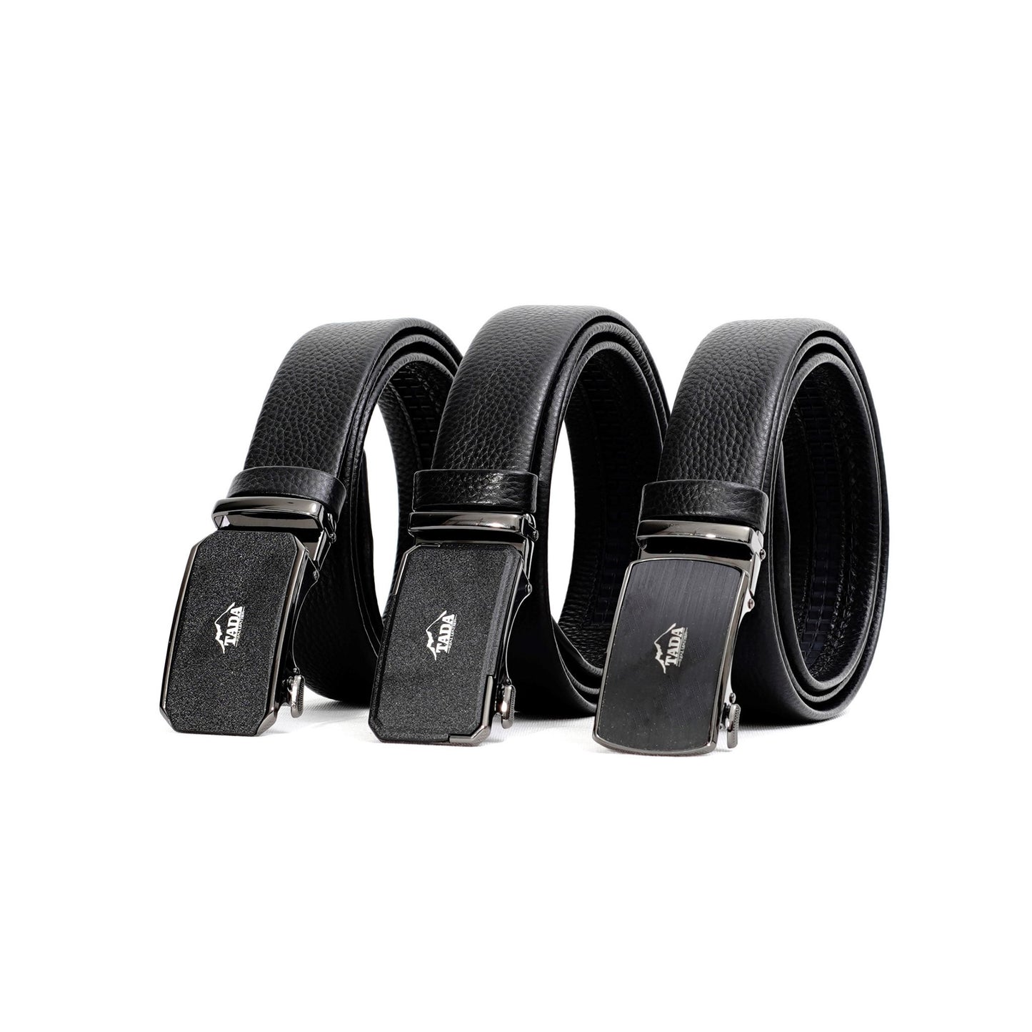 เข็มขัดหนังแท้ รุ่น BE-ACL-774-1 แบบหัว auto lock