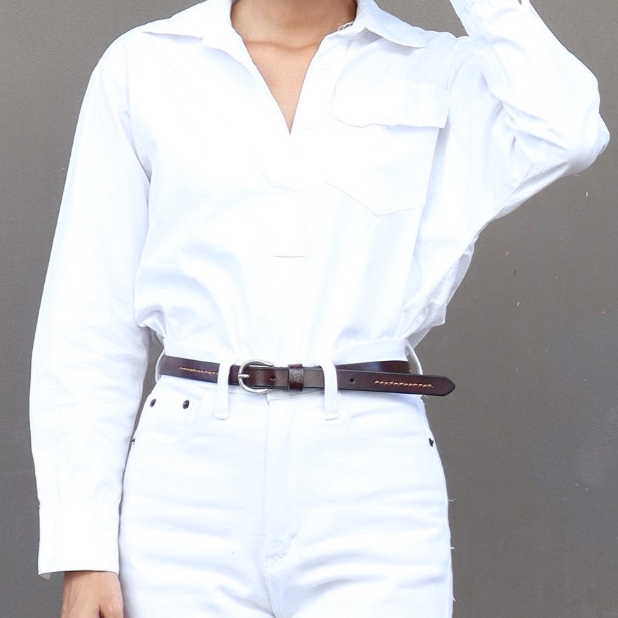 เข็มขัดหนังแท้ผู้หญิง รุ่นBE-ACL-2