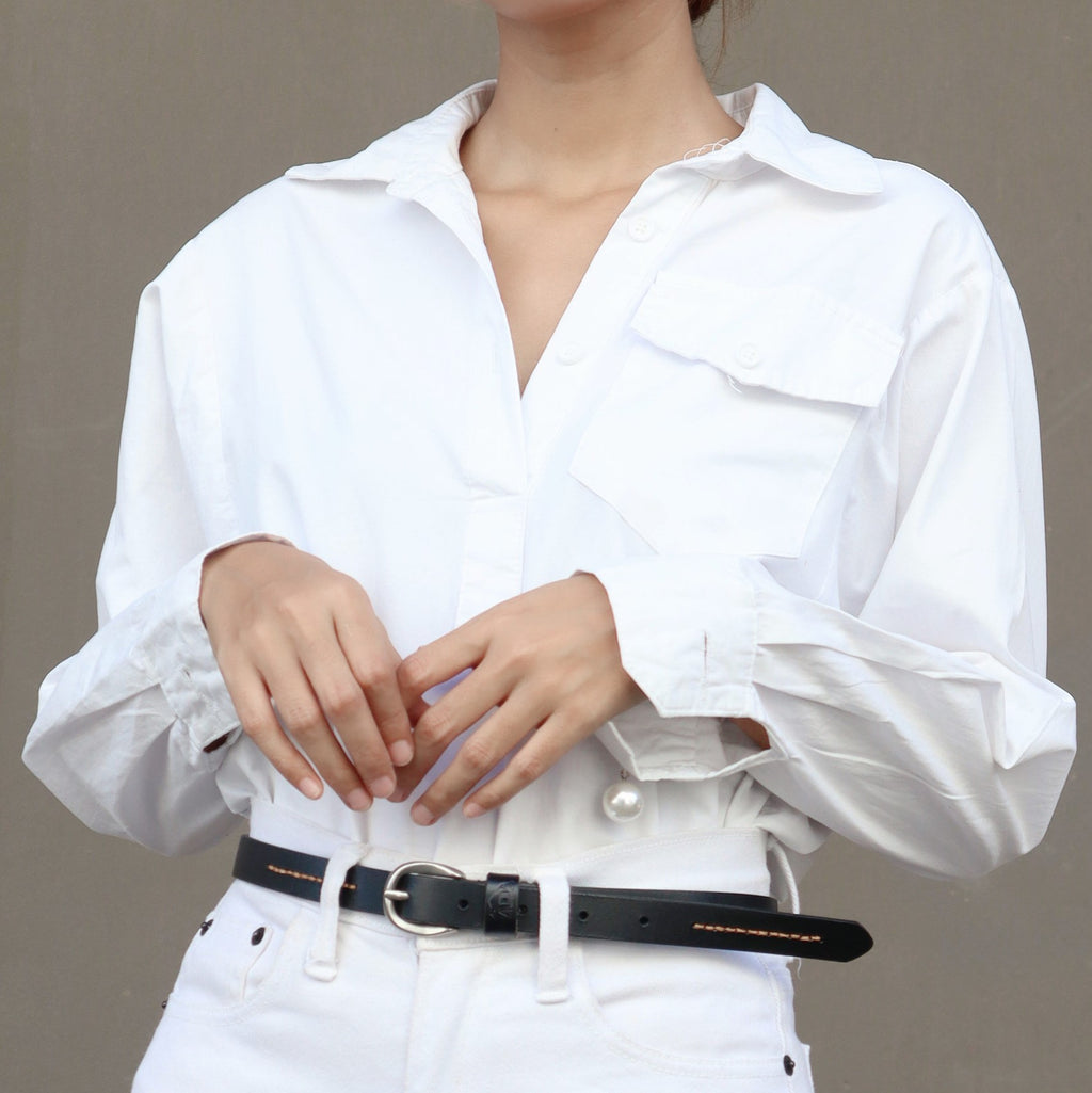 เข็มขัดหนังแท้ผู้หญิง รุ่นBE-ACL-2